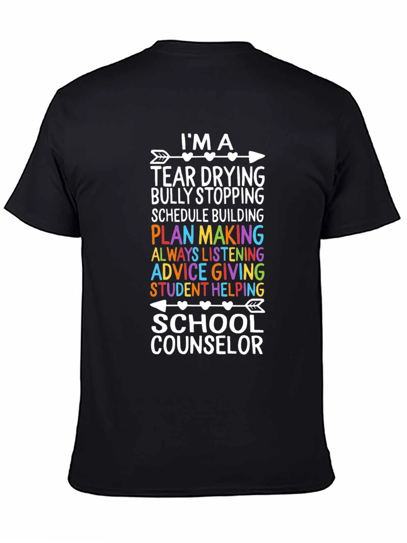 School Counselor T-Shirt: Tear Drying Hero