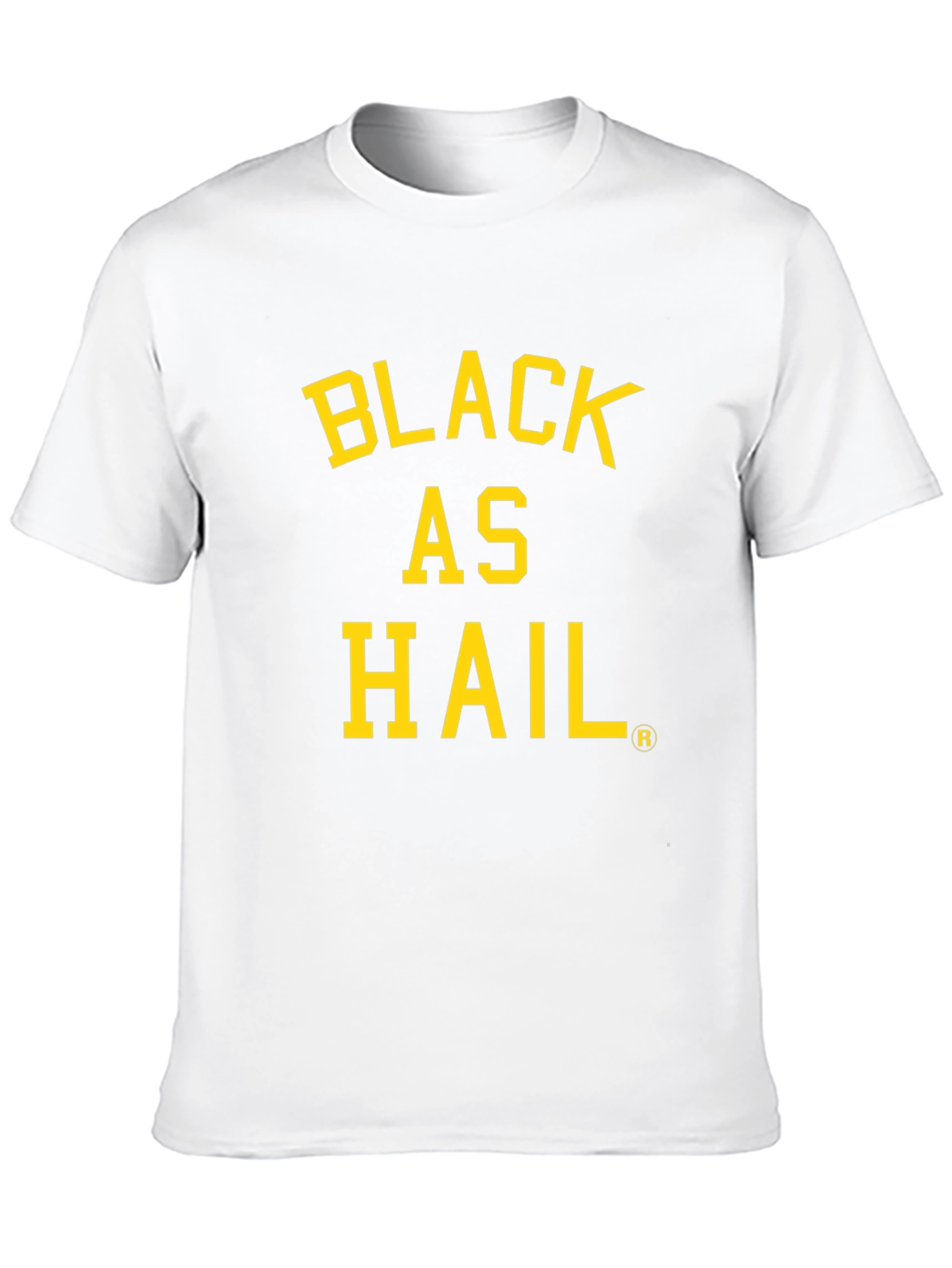 Black as Hail Graphic T-Shirt - Bold Statement Tee