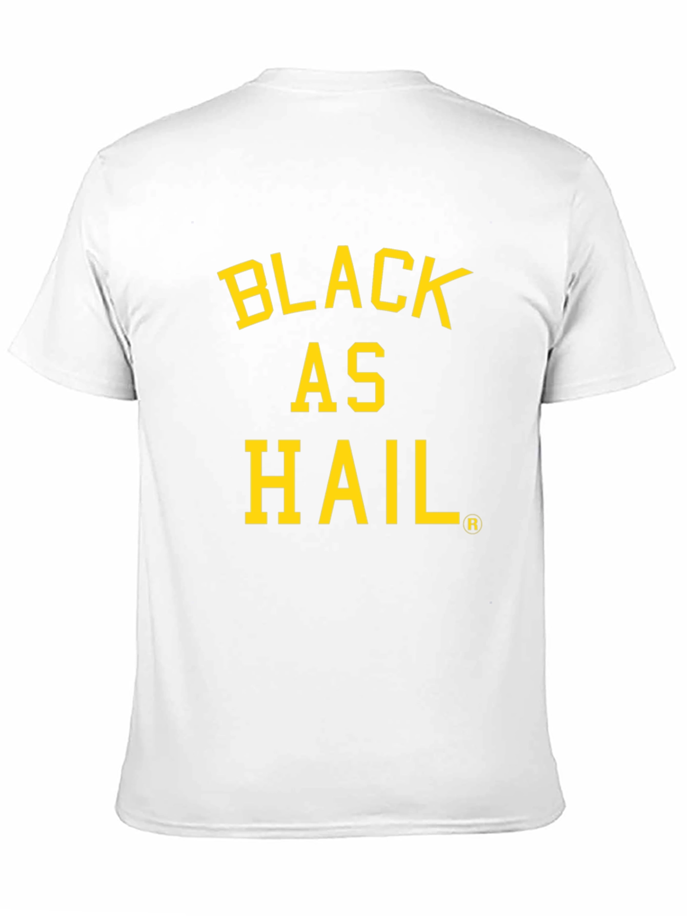 Black as Hail Graphic T-Shirt - Bold Statement Tee