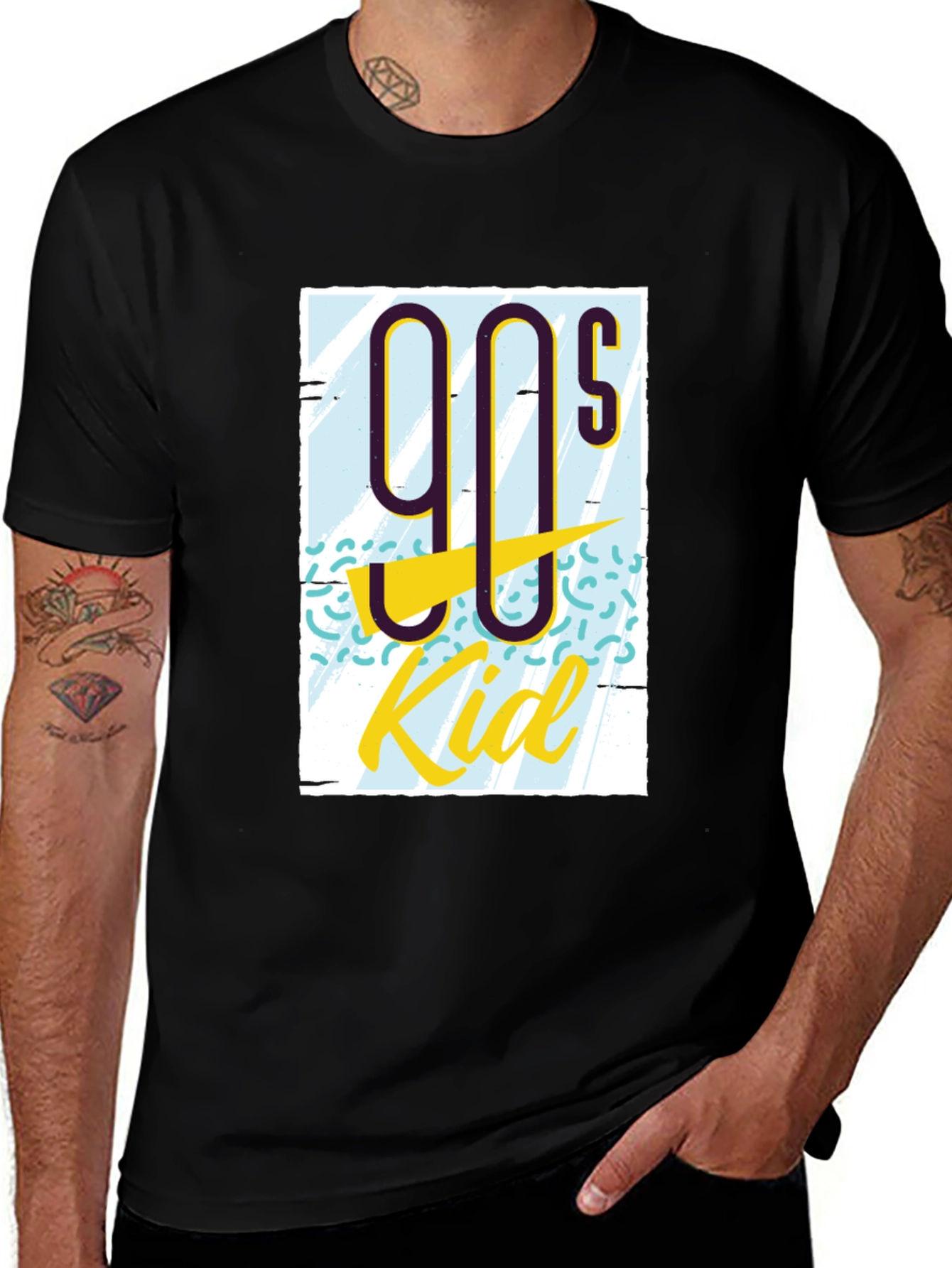 90s Kid Graphic Tee - Retro Style