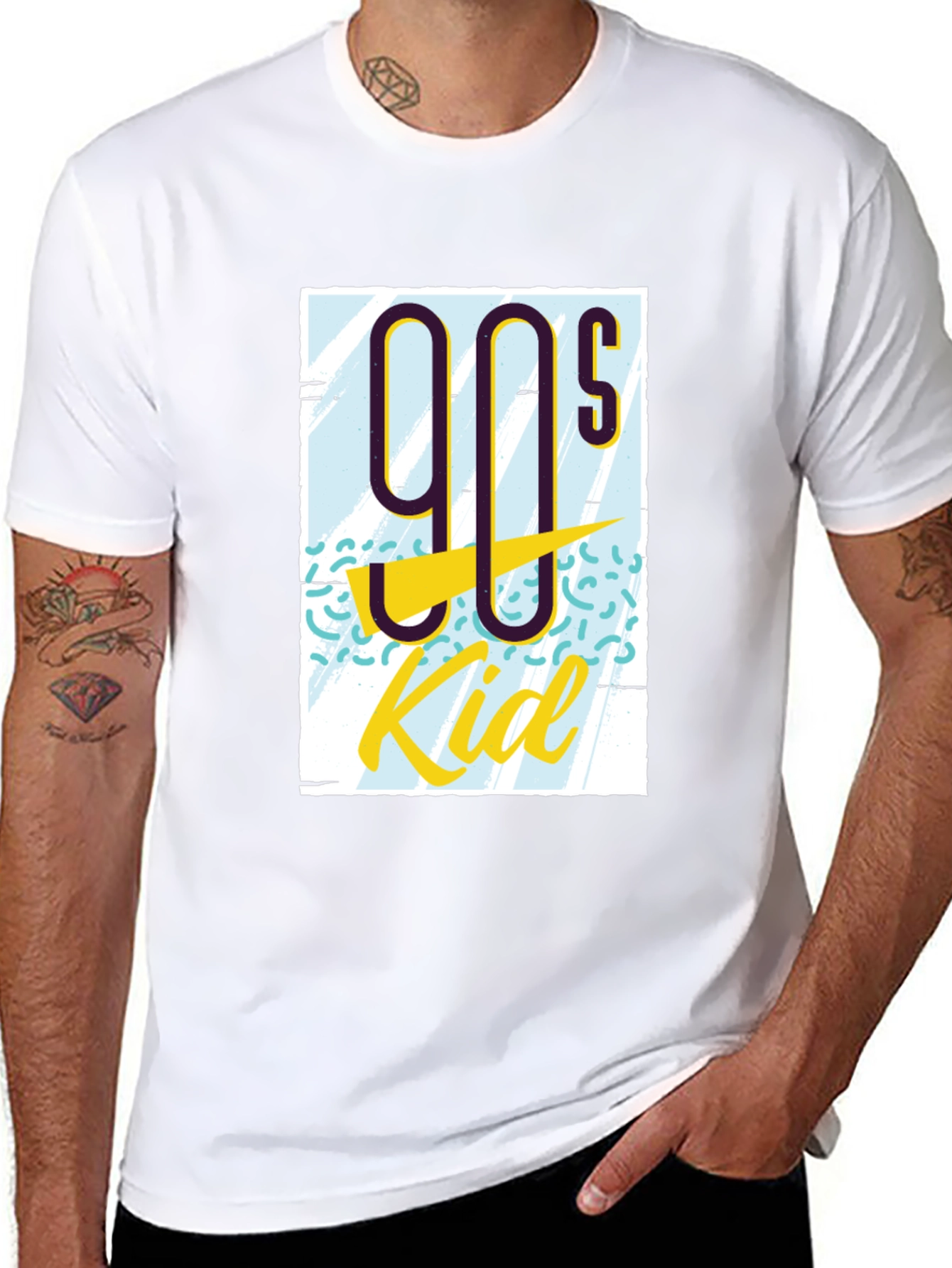 90s Kid Graphic Tee - Retro Style