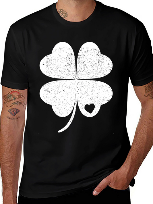 Lucky Four Leaf Clover T-Shirt - St. Patricks Day Tee