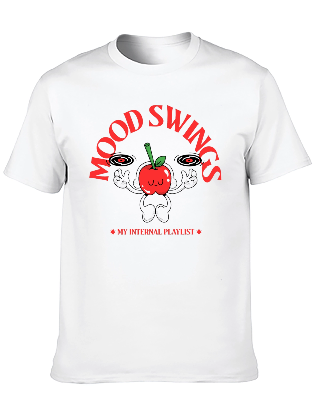 Mood Swings Internal Playlist Black T-Shirt