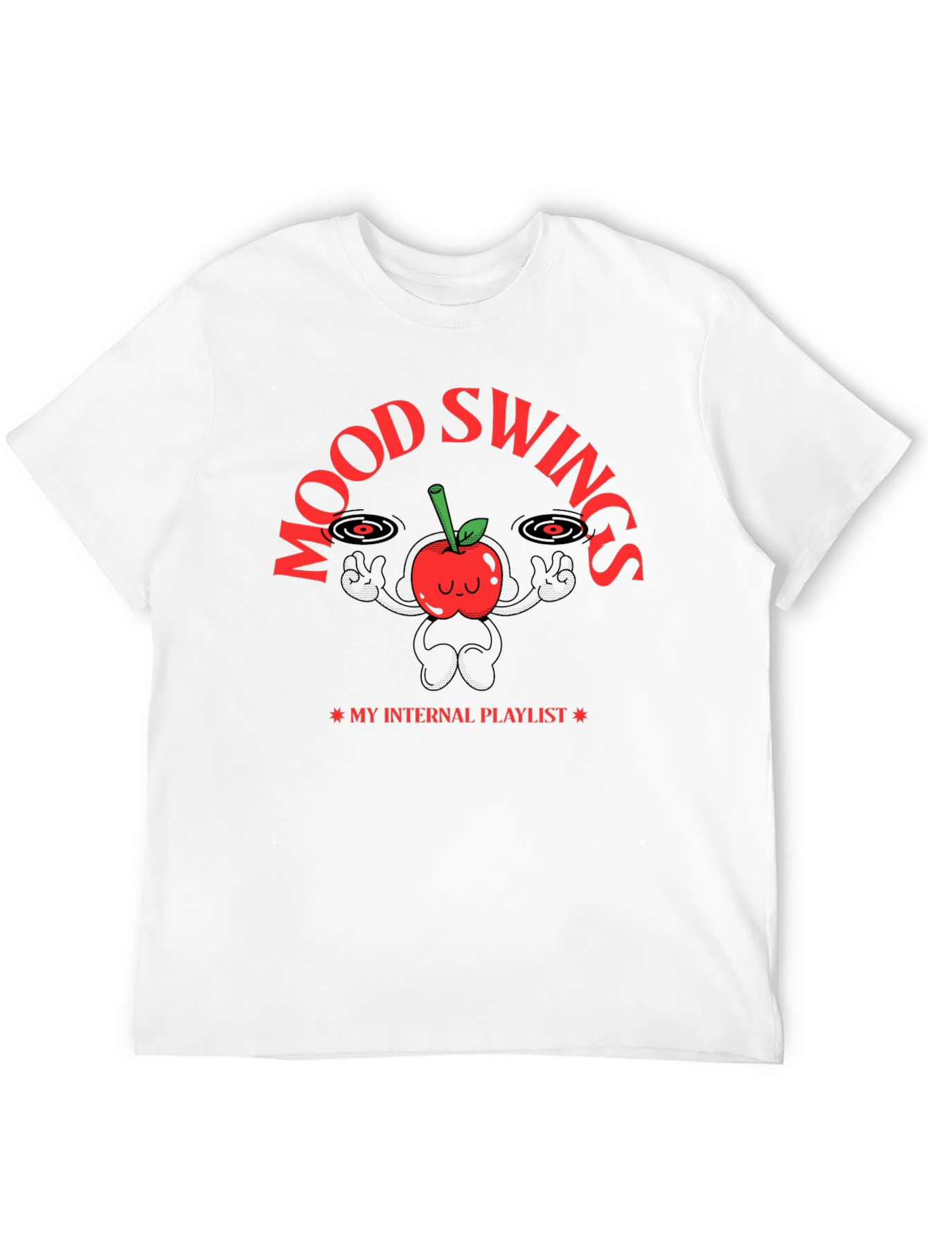 Mood Swings Internal Playlist Black T-Shirt
