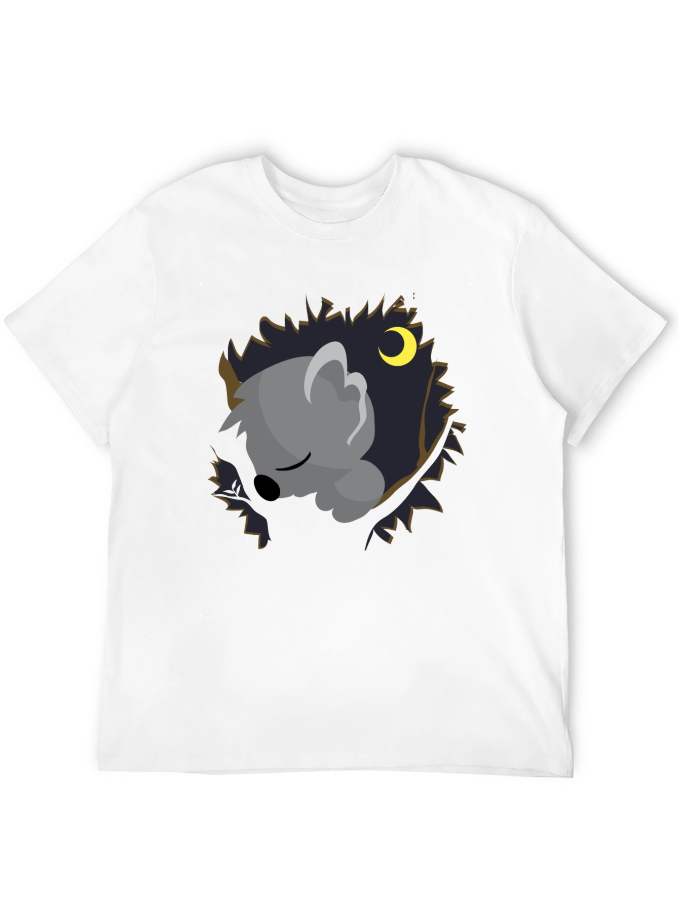 Cute Koala Sleeping in Tree T-Shirt