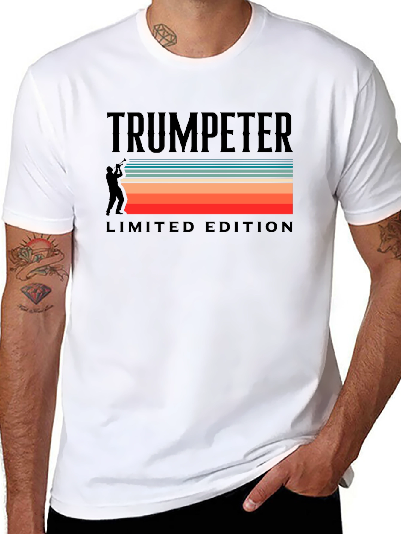 Trumpeter Limited Edition Retro Graphic T-Shirt