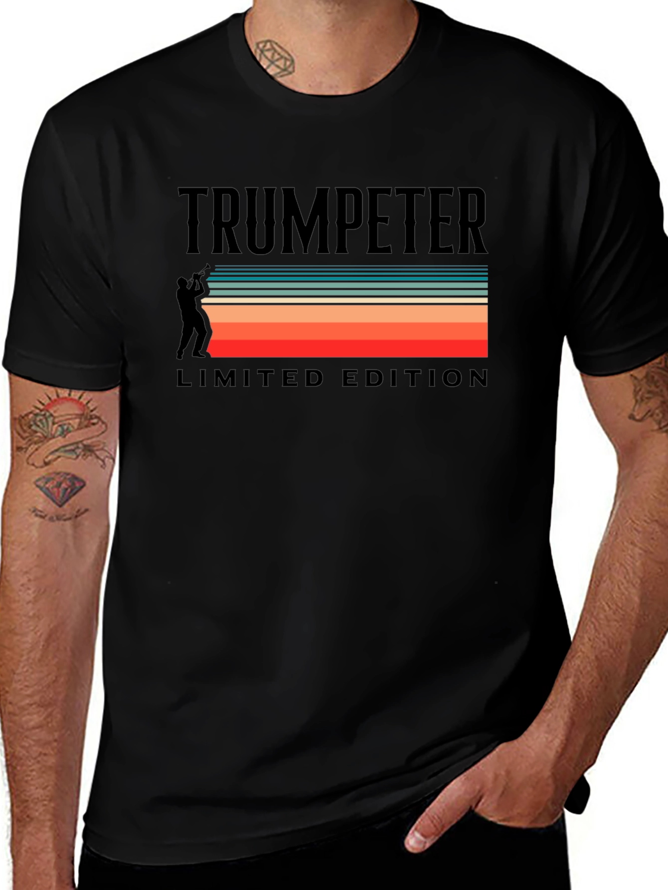 Trumpeter Limited Edition Retro Graphic T-Shirt