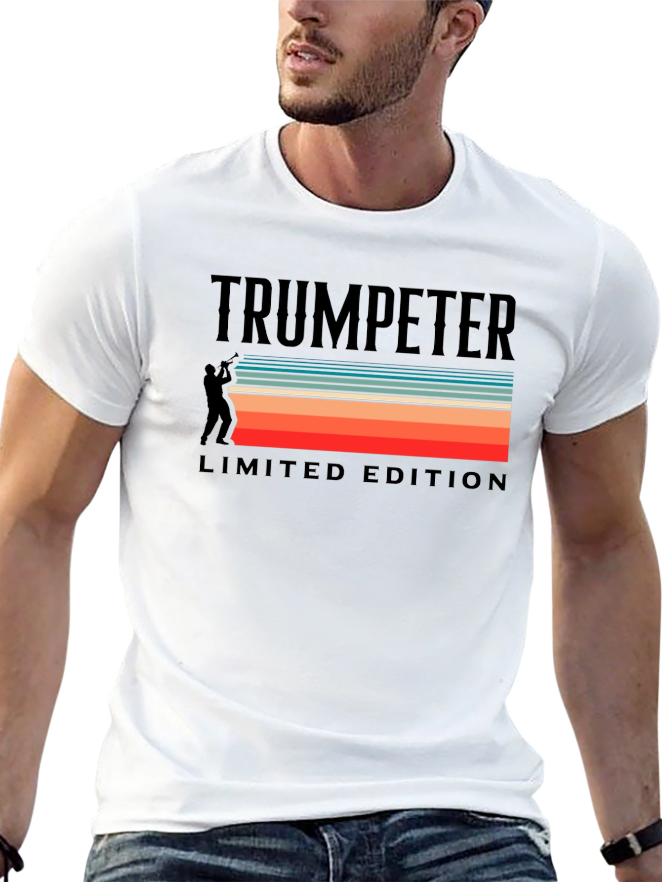 Trumpeter Limited Edition Retro Graphic T-Shirt
