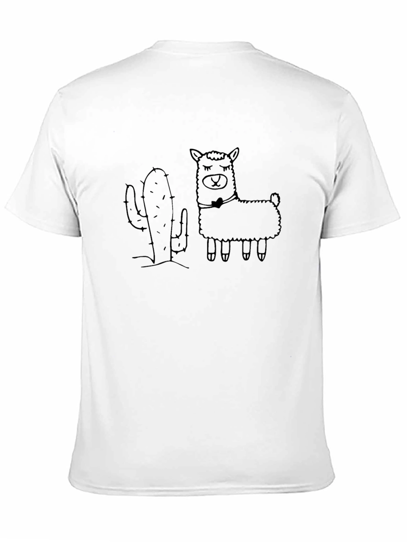 Cactus & Llama Graphic Tee - Black