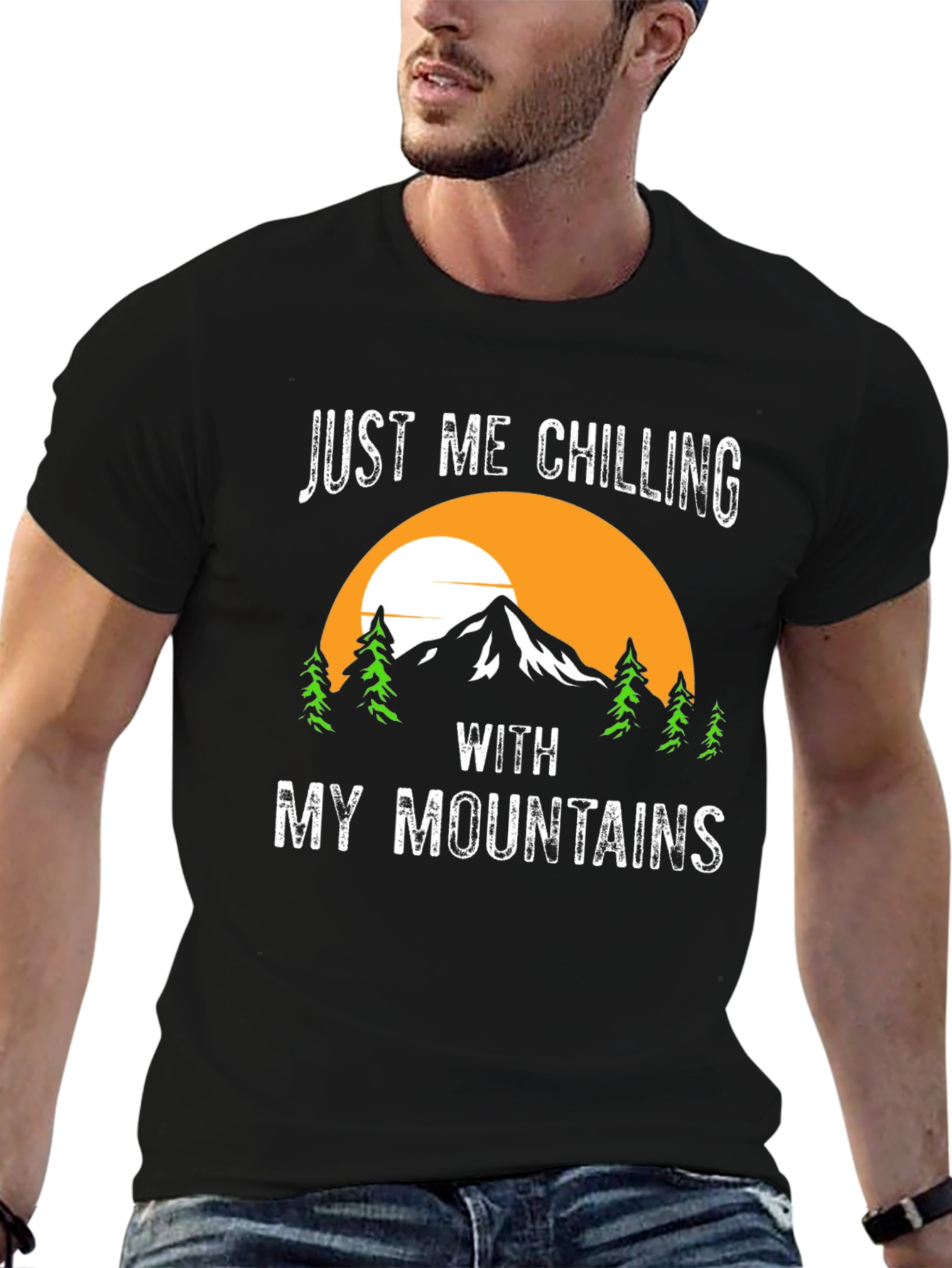 Just Me Chilling With My Mountains T-Shirt