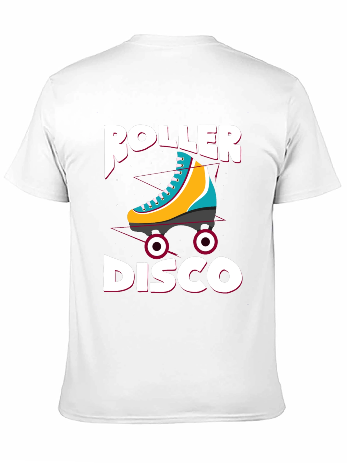 Roller Disco Graphic T-Shirt - Retro Skate Party Tee