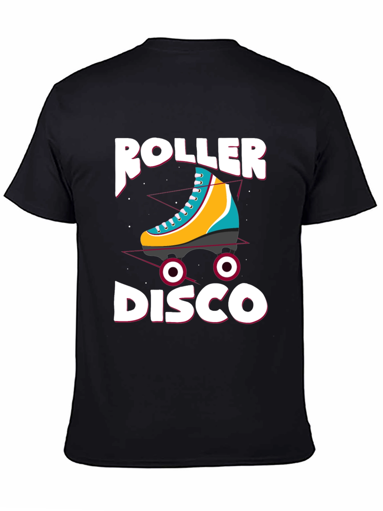 Roller Disco Graphic T-Shirt - Retro Skate Party Tee