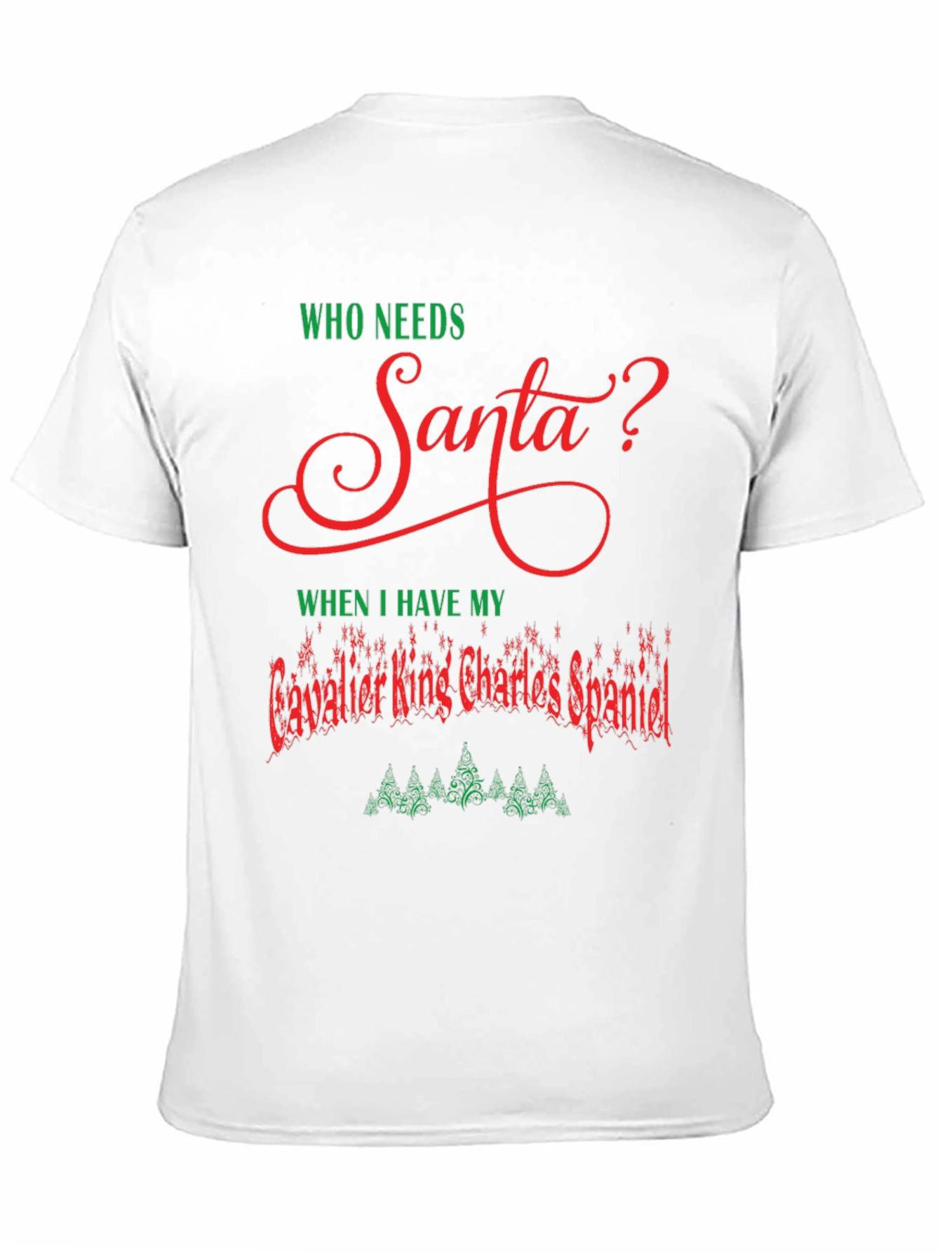 Cavalier King Charles Spaniel Santa T-Shirt