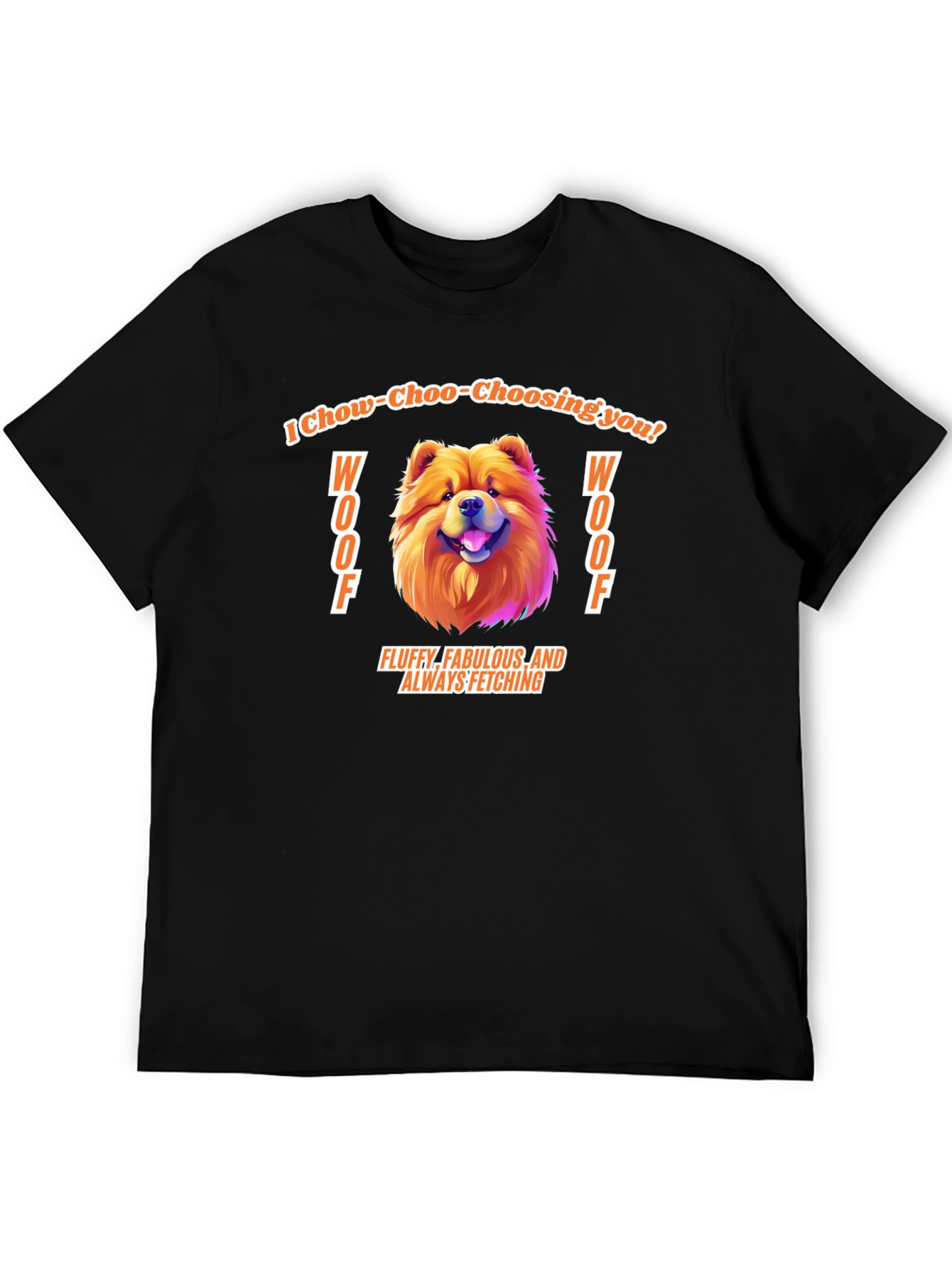 Chow Chow Dog Graphic T-Shirt