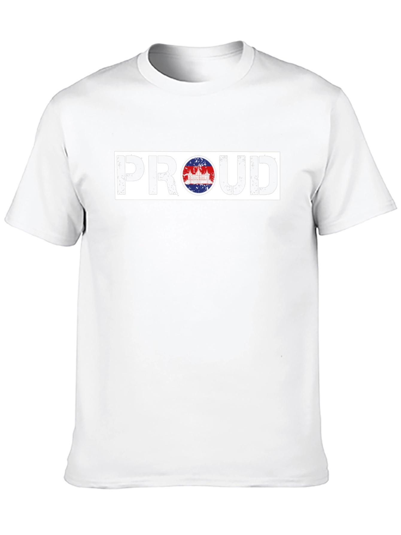 Proud Country Flag Graphic Tee - Black