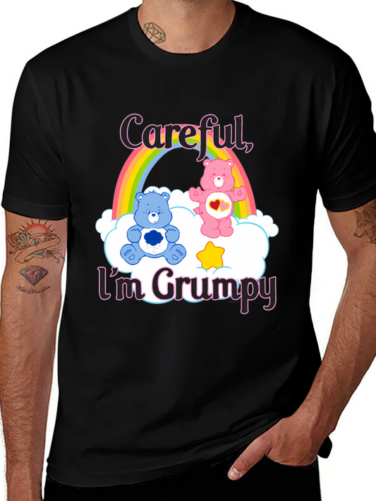 Careful Im Grumpy T-Shirt Care Bears Graphic Tee