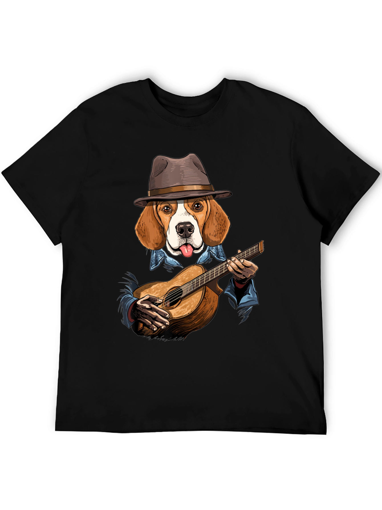 Dog Playing Guitar T-Shirt