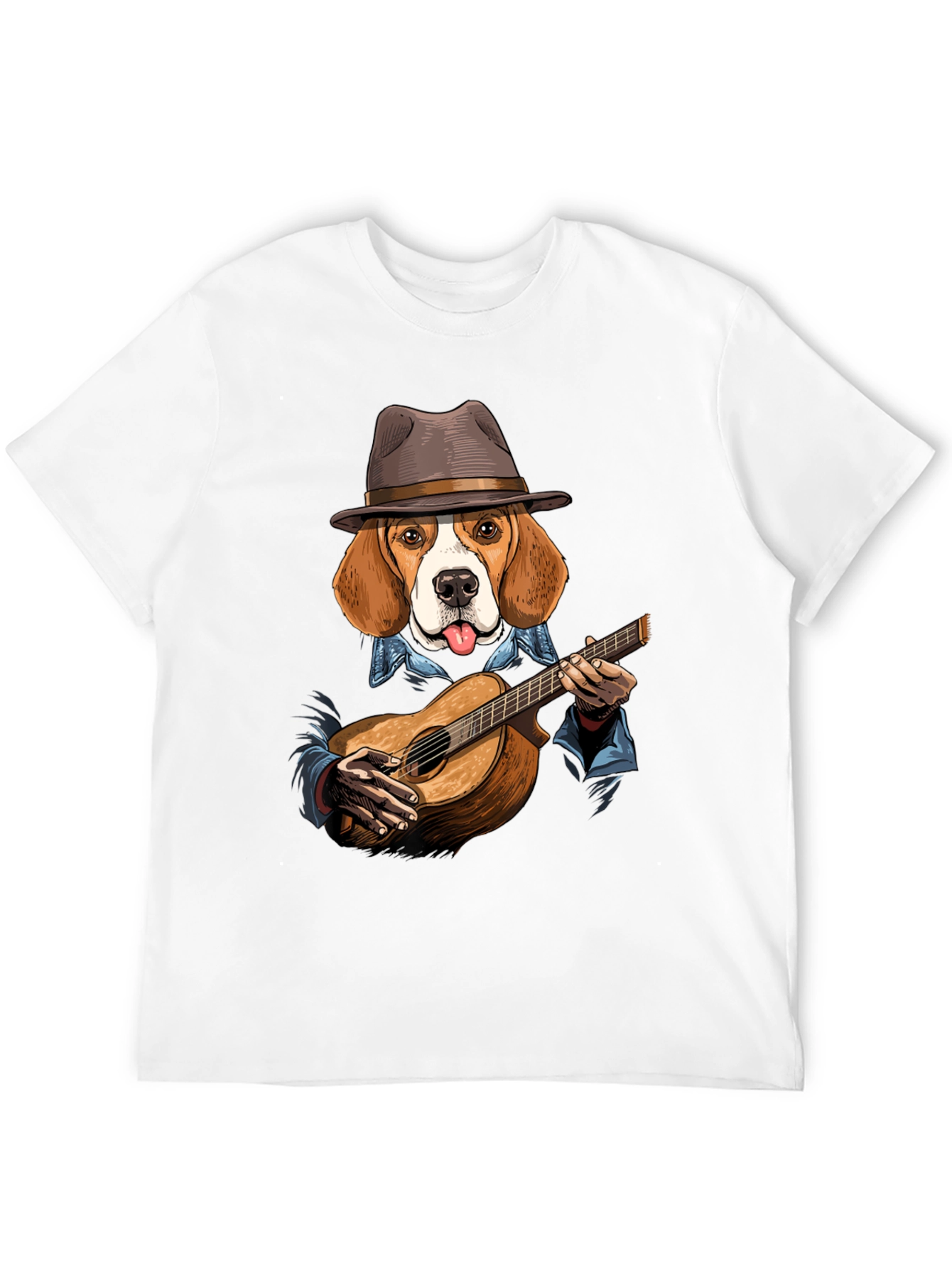 Dog Playing Guitar T-Shirt