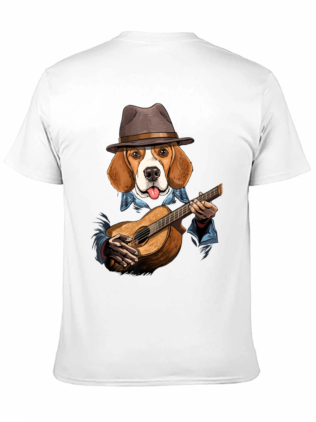 Dog Playing Guitar T-Shirt