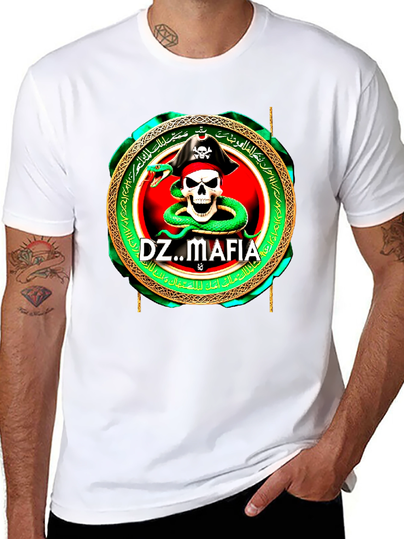 DZ Mafia Skull & Snake T-Shirt