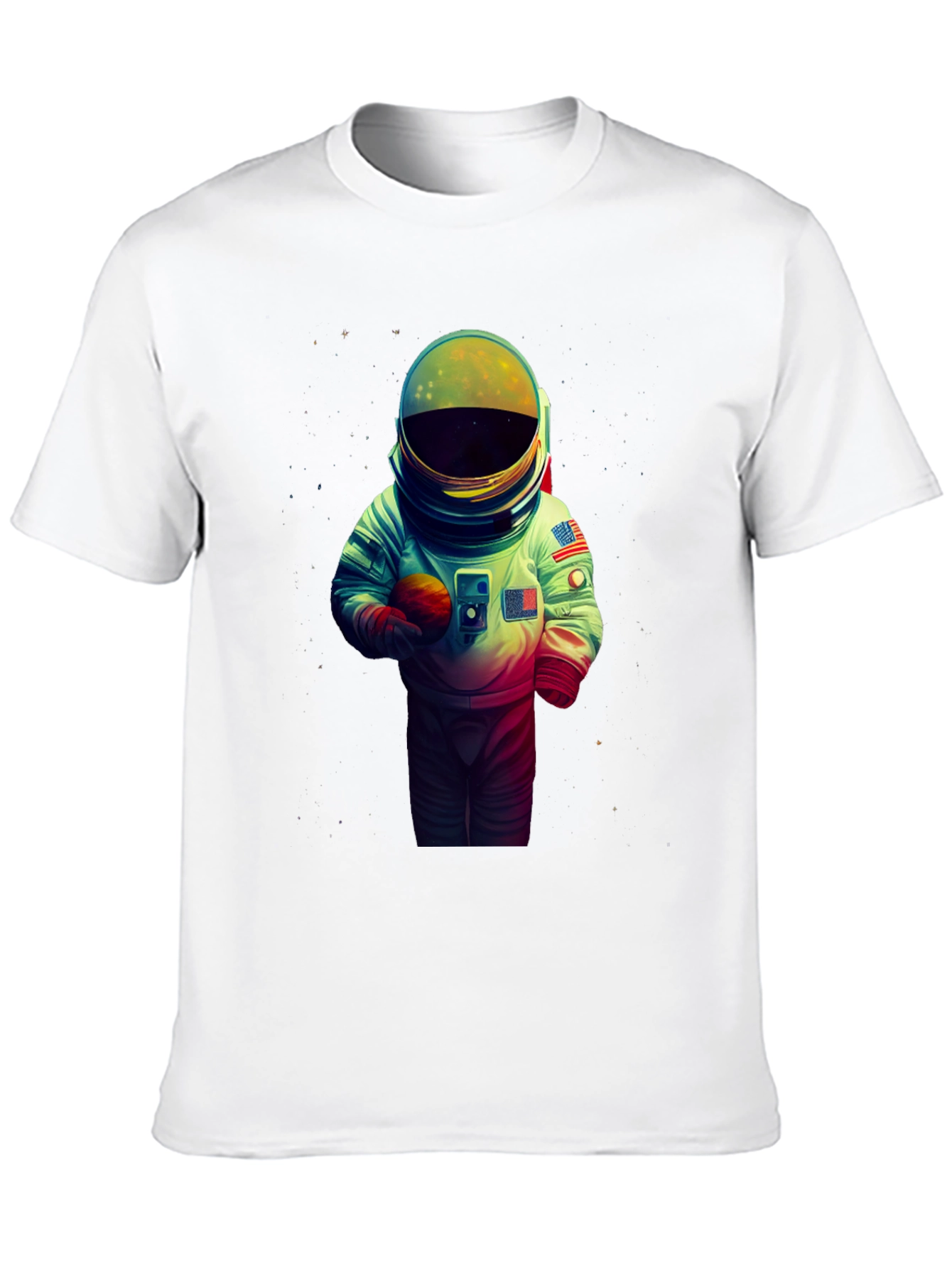 Astronaut Graphic Tee - Galaxy Explorer Shirt