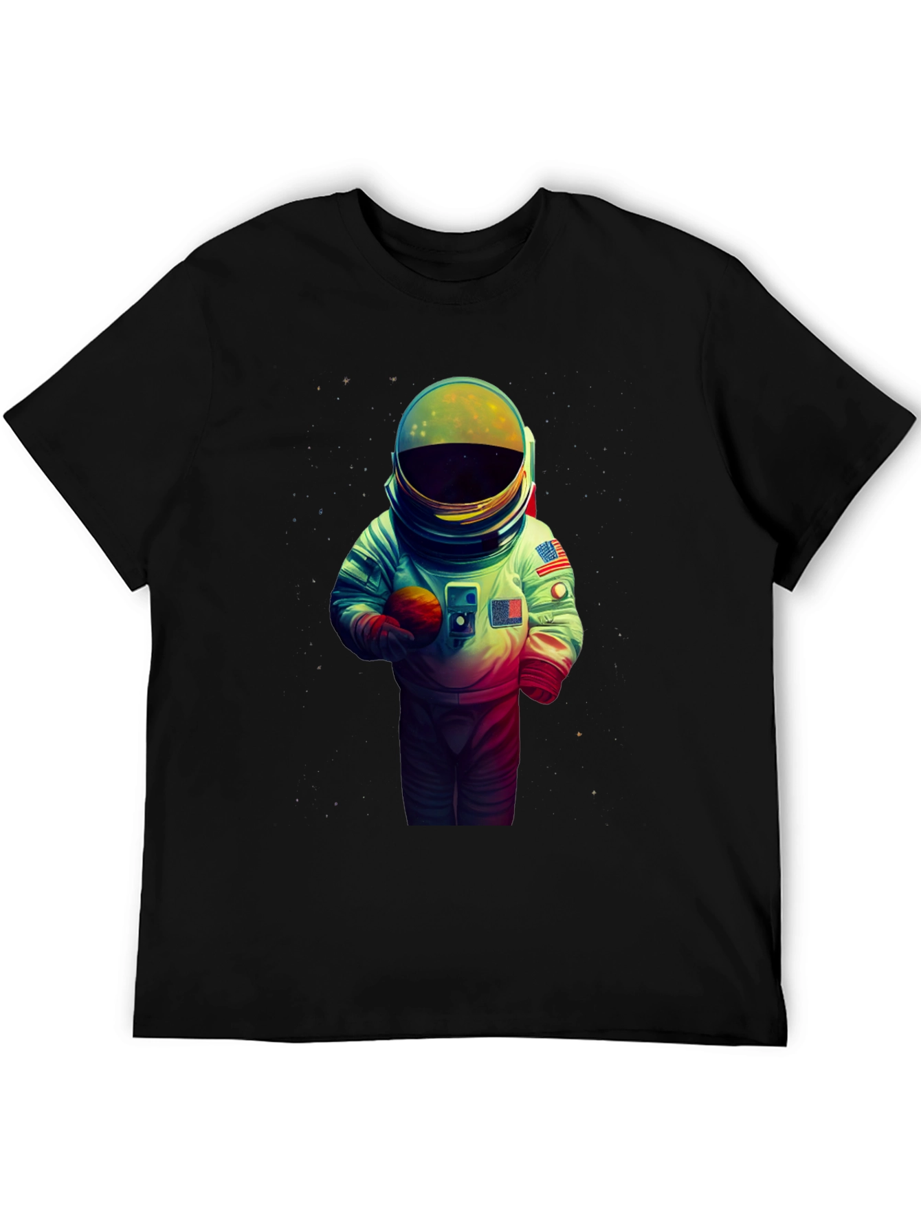 Astronaut Graphic Tee - Galaxy Explorer Shirt