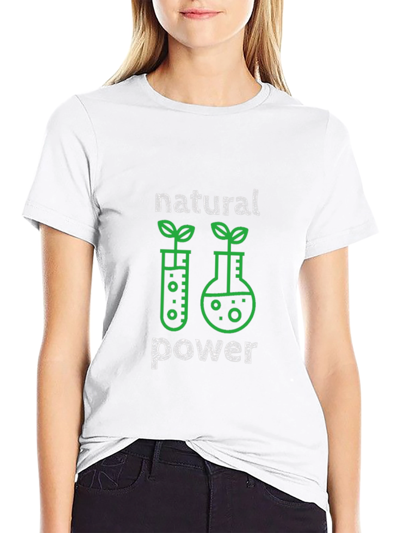 Natural Power Graphic Tee - Black T-Shirt