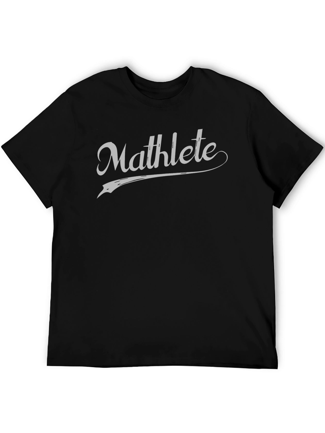 Mathlete Graphic Tee - Black Cotton Blend