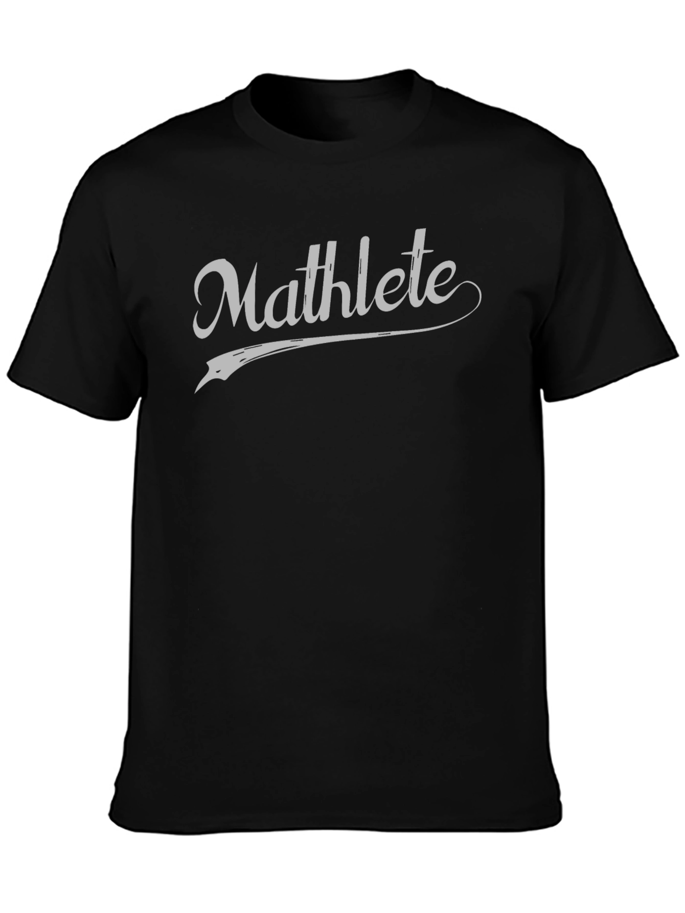 Mathlete Graphic Tee - Black Cotton Blend