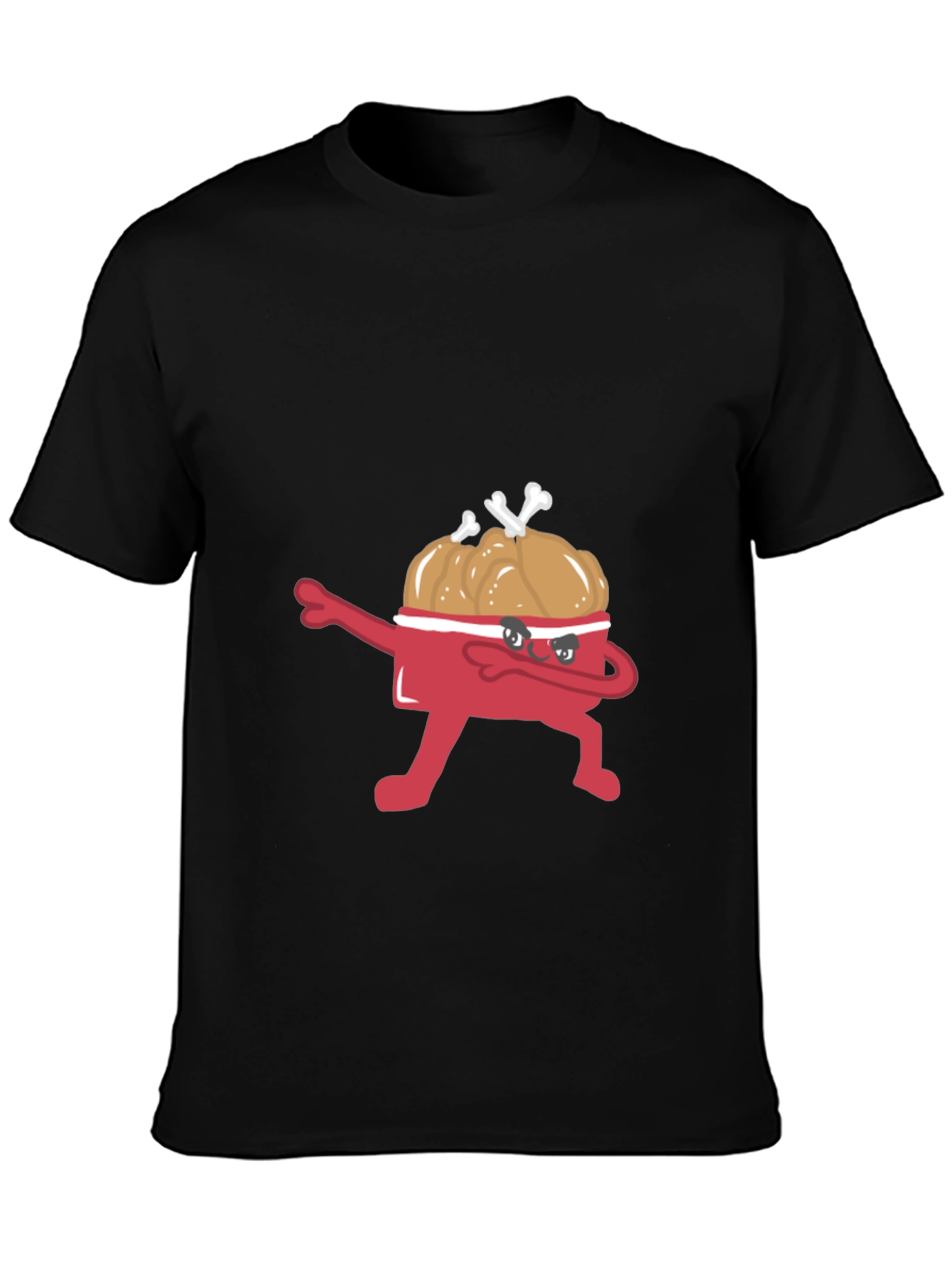 Dabbing Fried Chicken Bucket T-Shirt