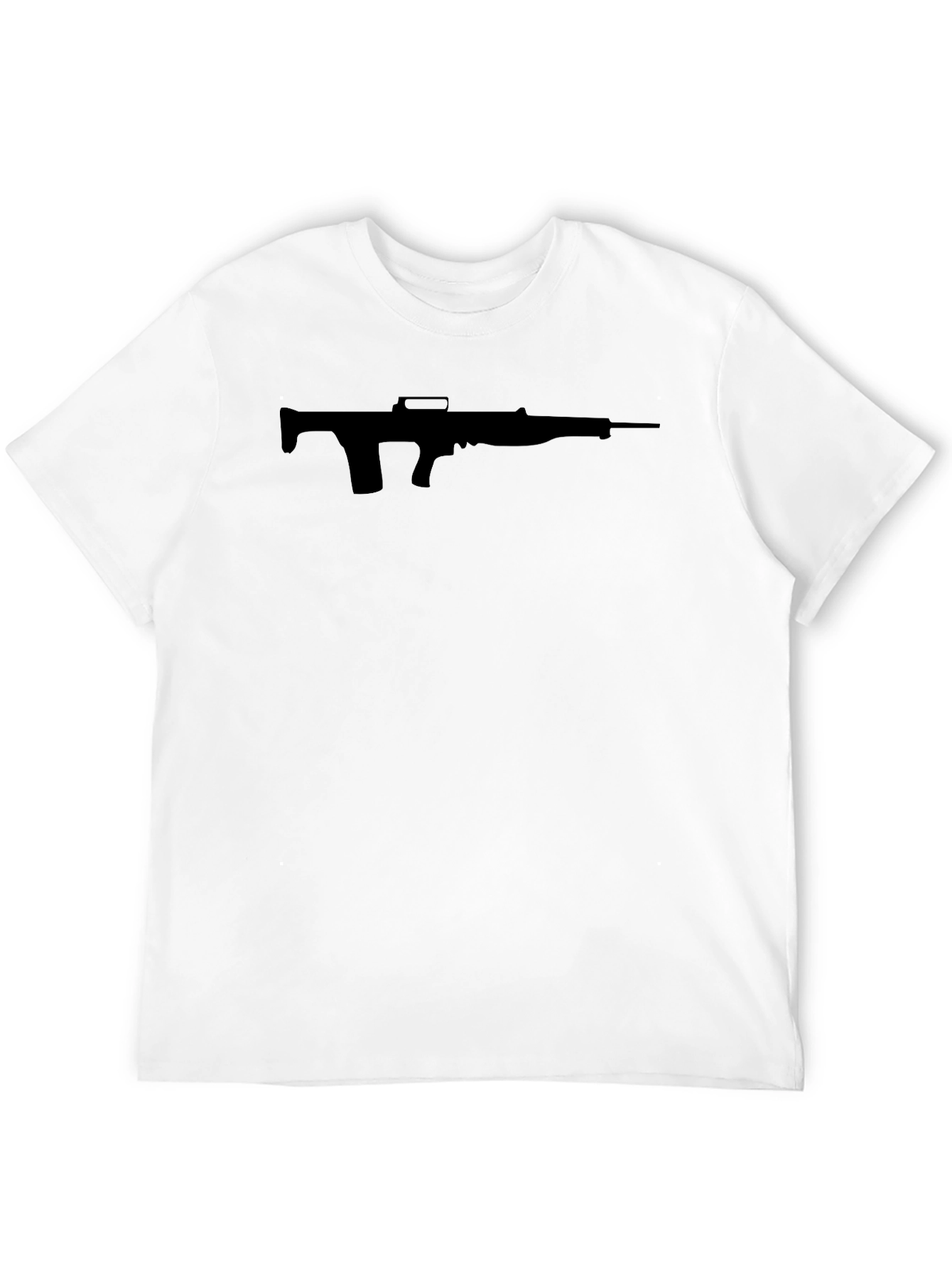 Gun Silhouette Black T-Shirt