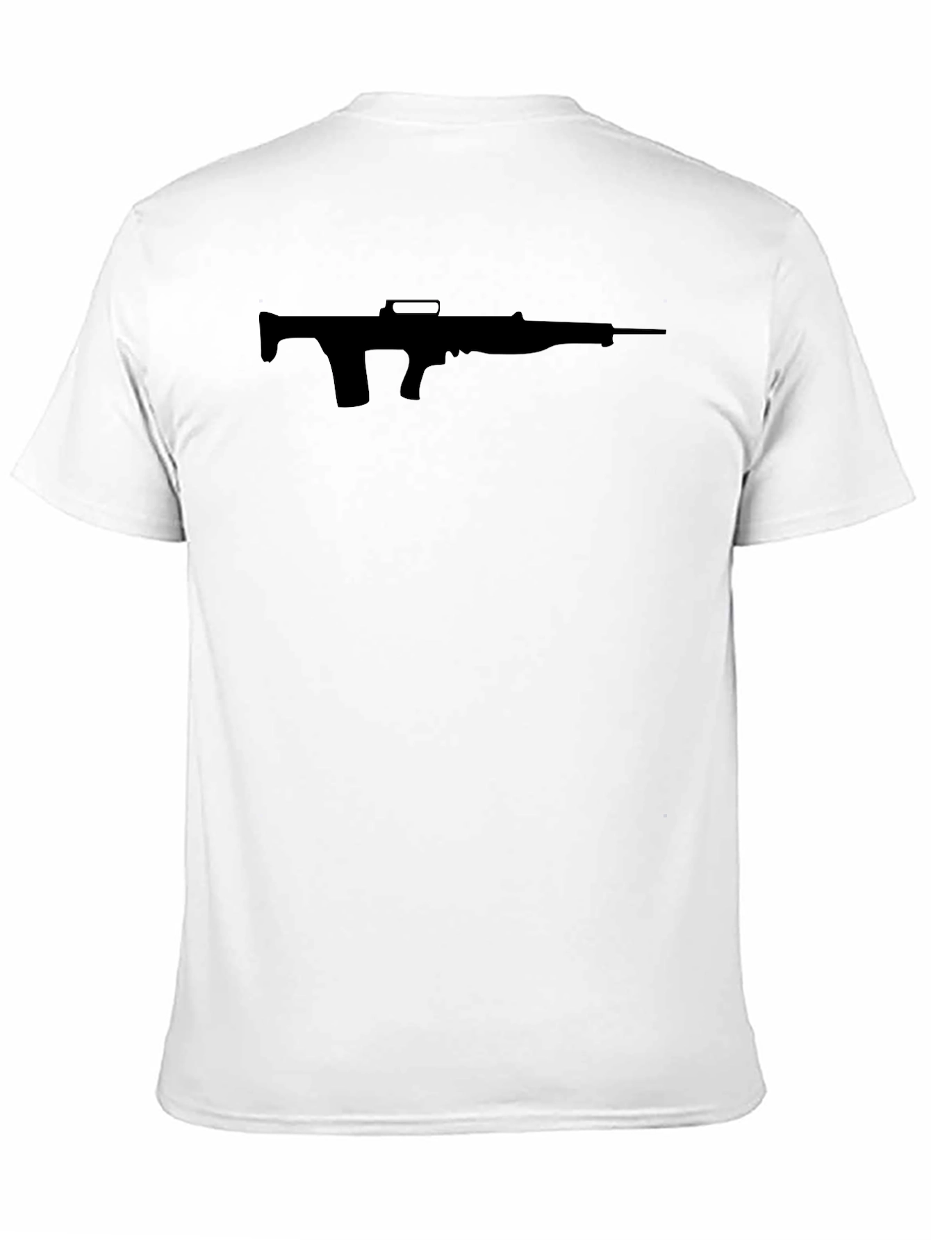 Gun Silhouette Black T-Shirt