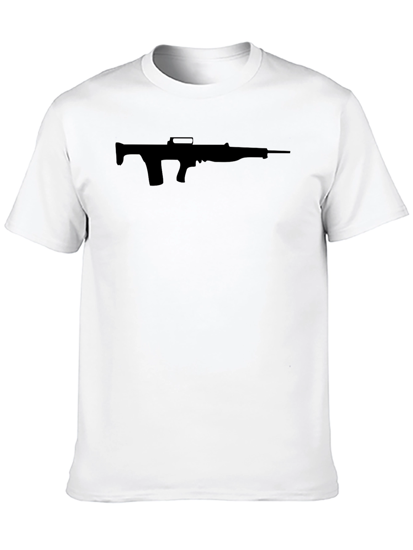 Gun Silhouette Black T-Shirt