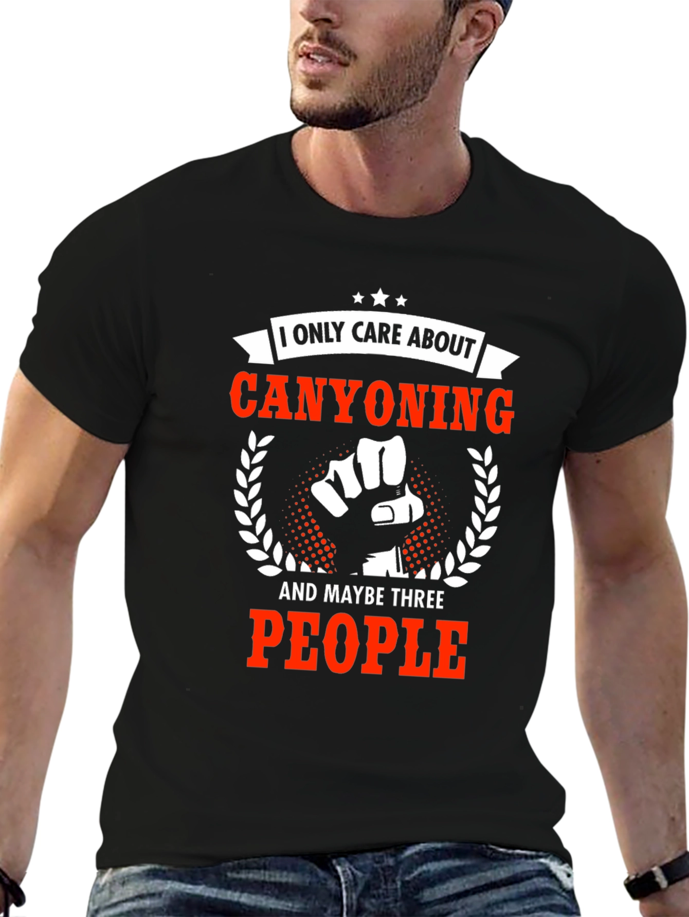 Canyoning Graphic T-Shirt: Only Care About Canyoning