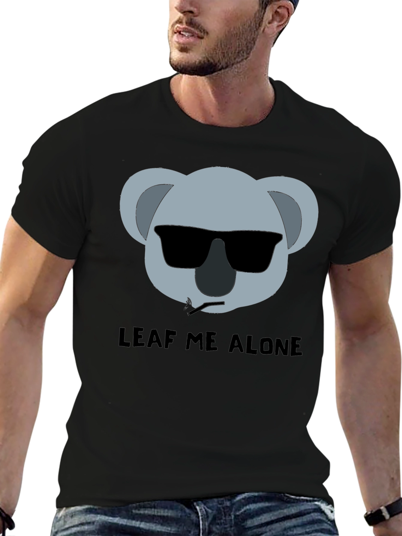 Leaf Me Alone Funny Koala T-Shirt