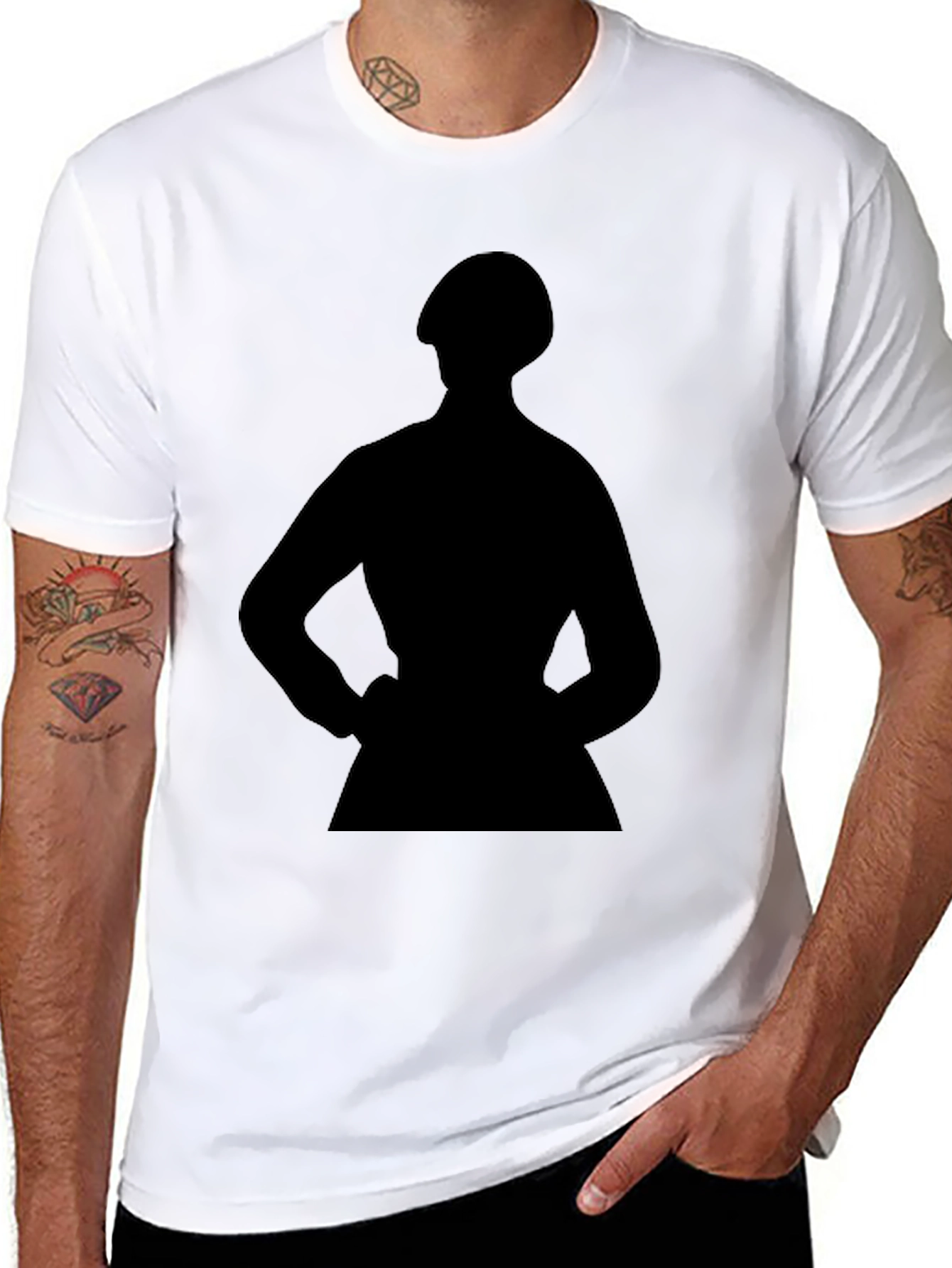 Silhouette Graphic Tee - Black T-Shirt