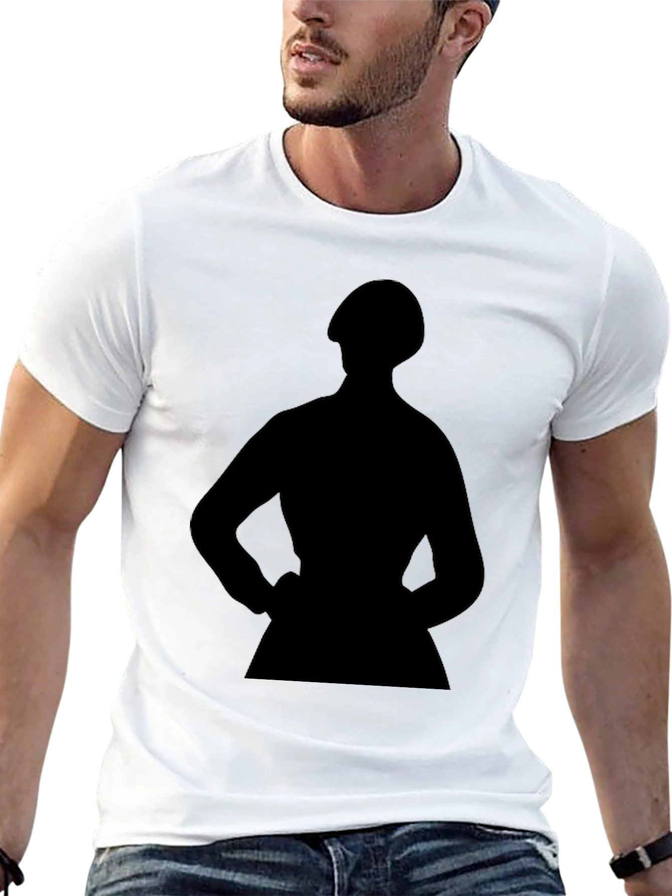 Silhouette Graphic Tee - Black T-Shirt