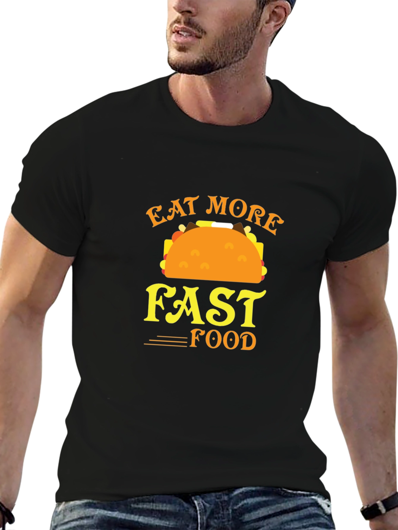 Eat More Fast Food Graphic Tee
