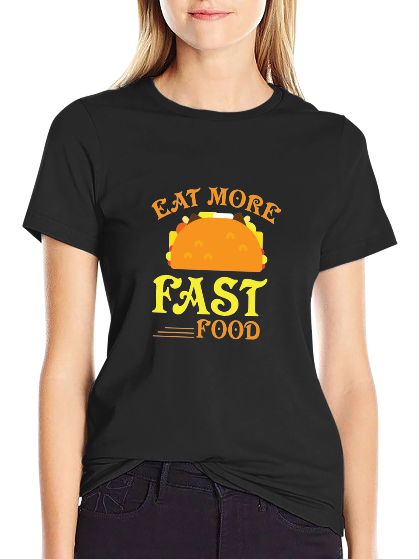 Eat More Fast Food Graphic Tee