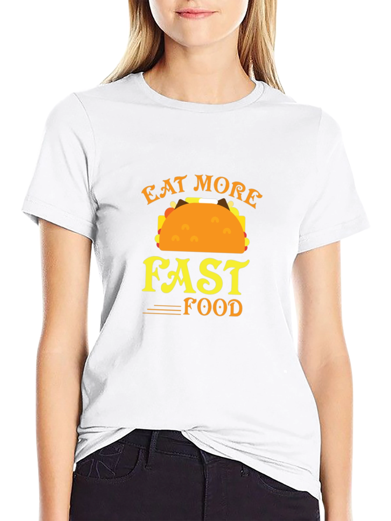 Eat More Fast Food Graphic Tee