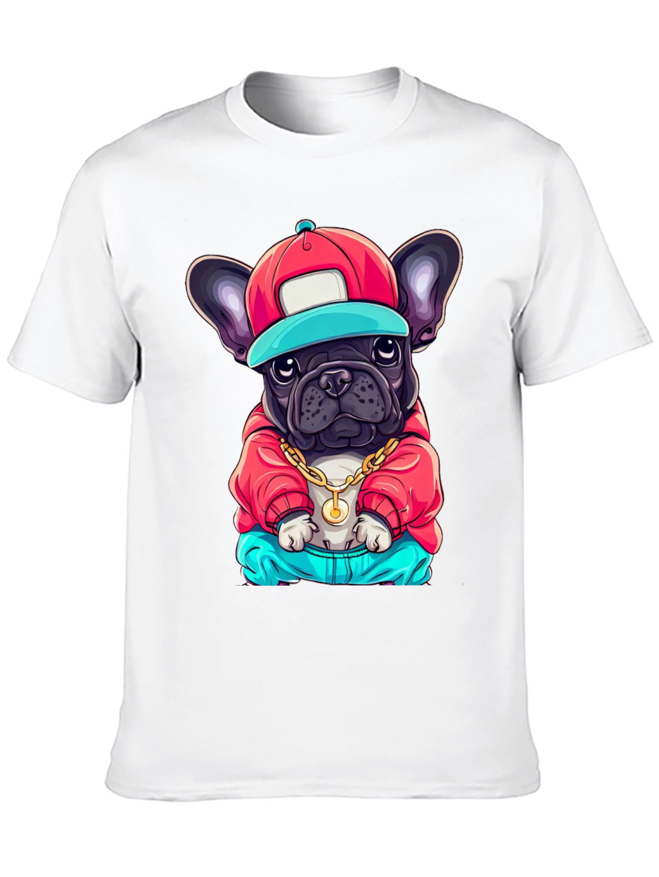 Cool Dog Graphic Tee - Trendy Streetwear Style