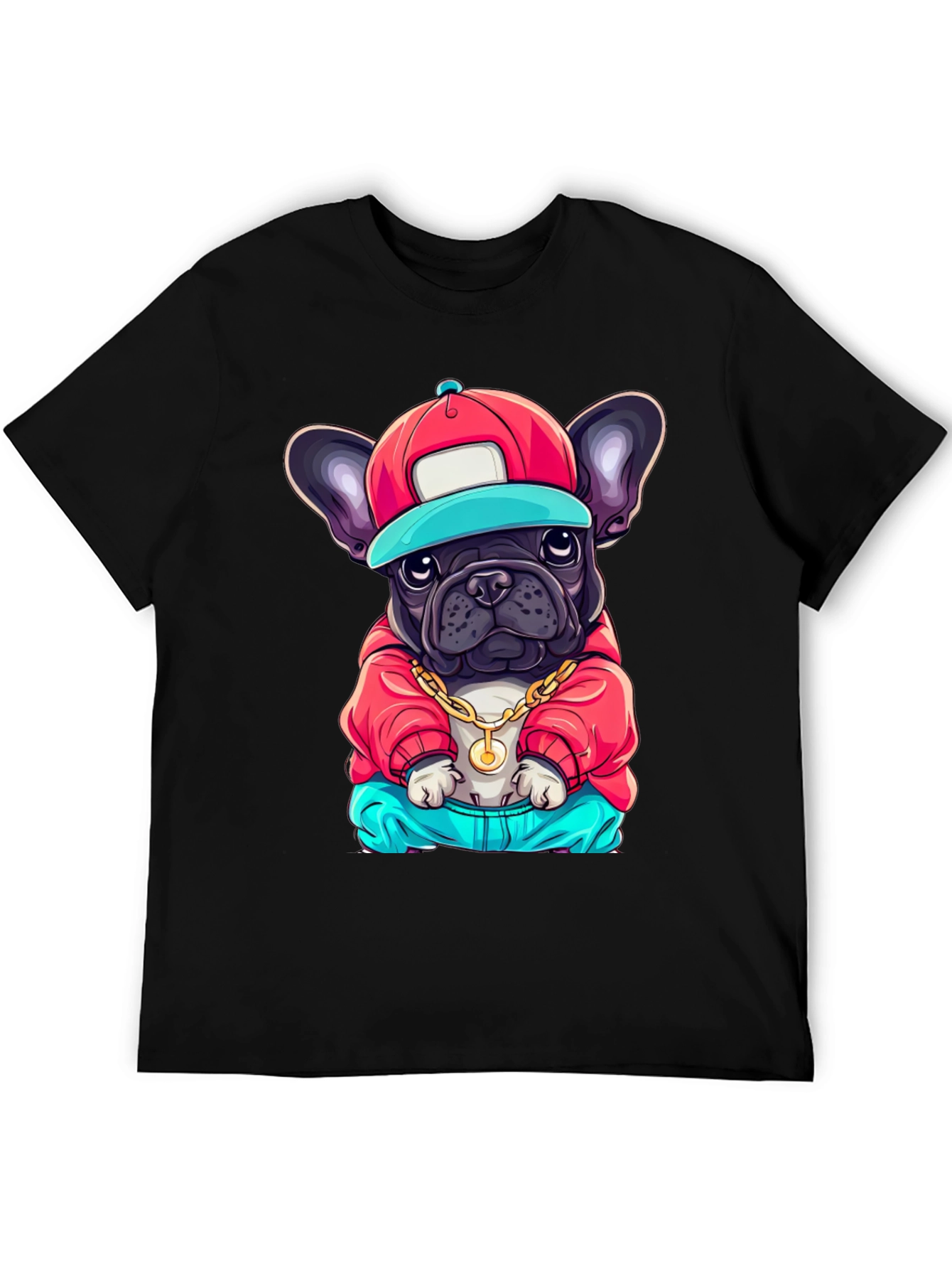 Cool Dog Graphic Tee - Trendy Streetwear Style