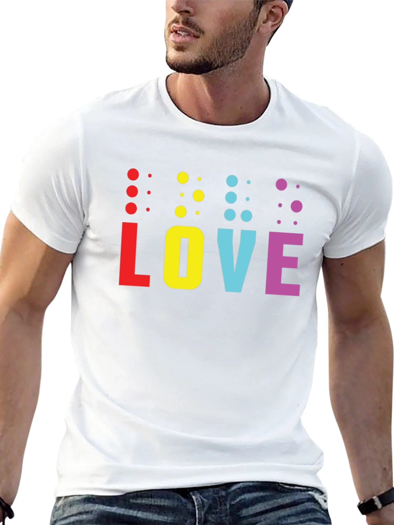 Braille Love T-Shirt