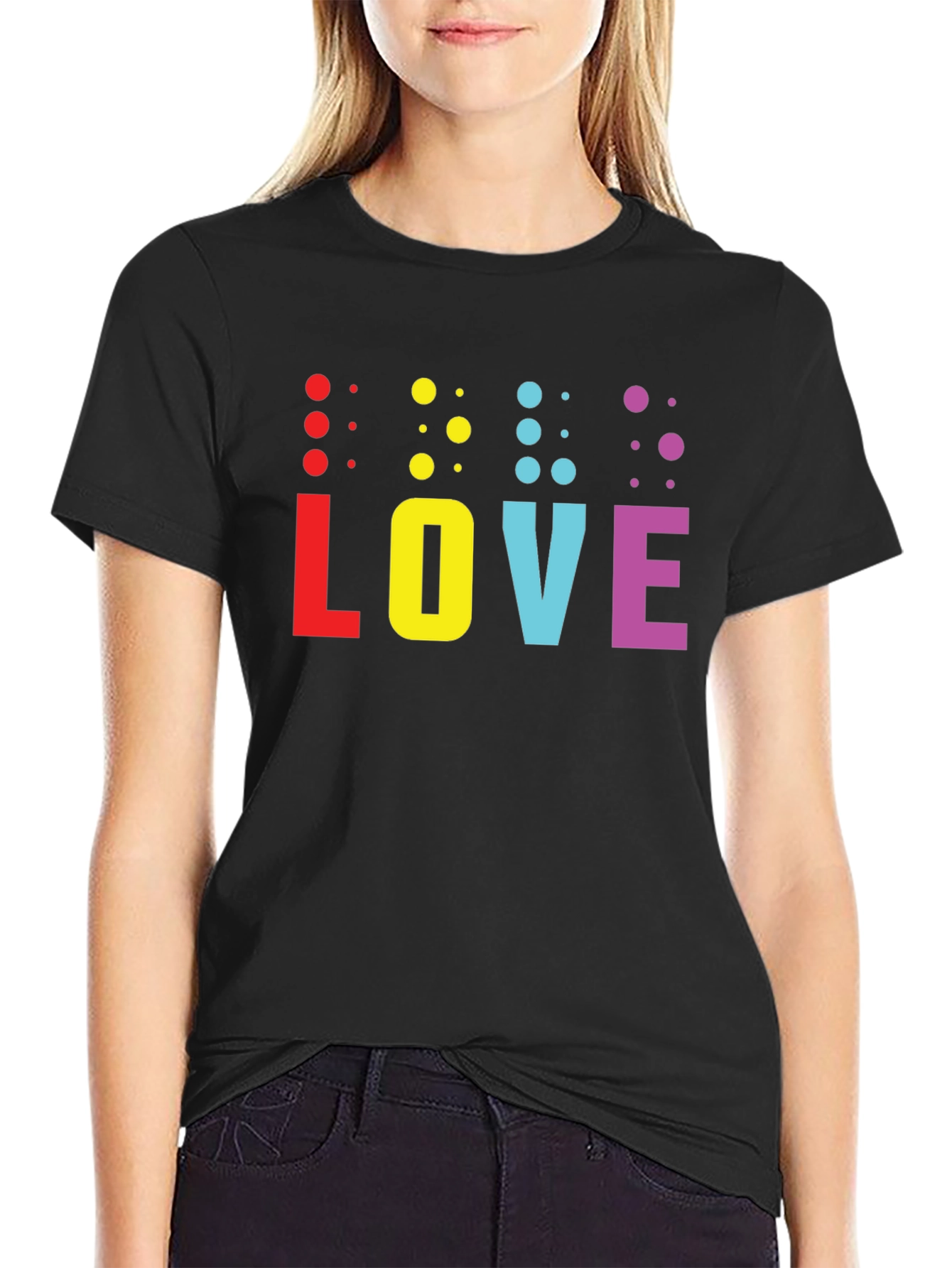 Braille Love T-Shirt