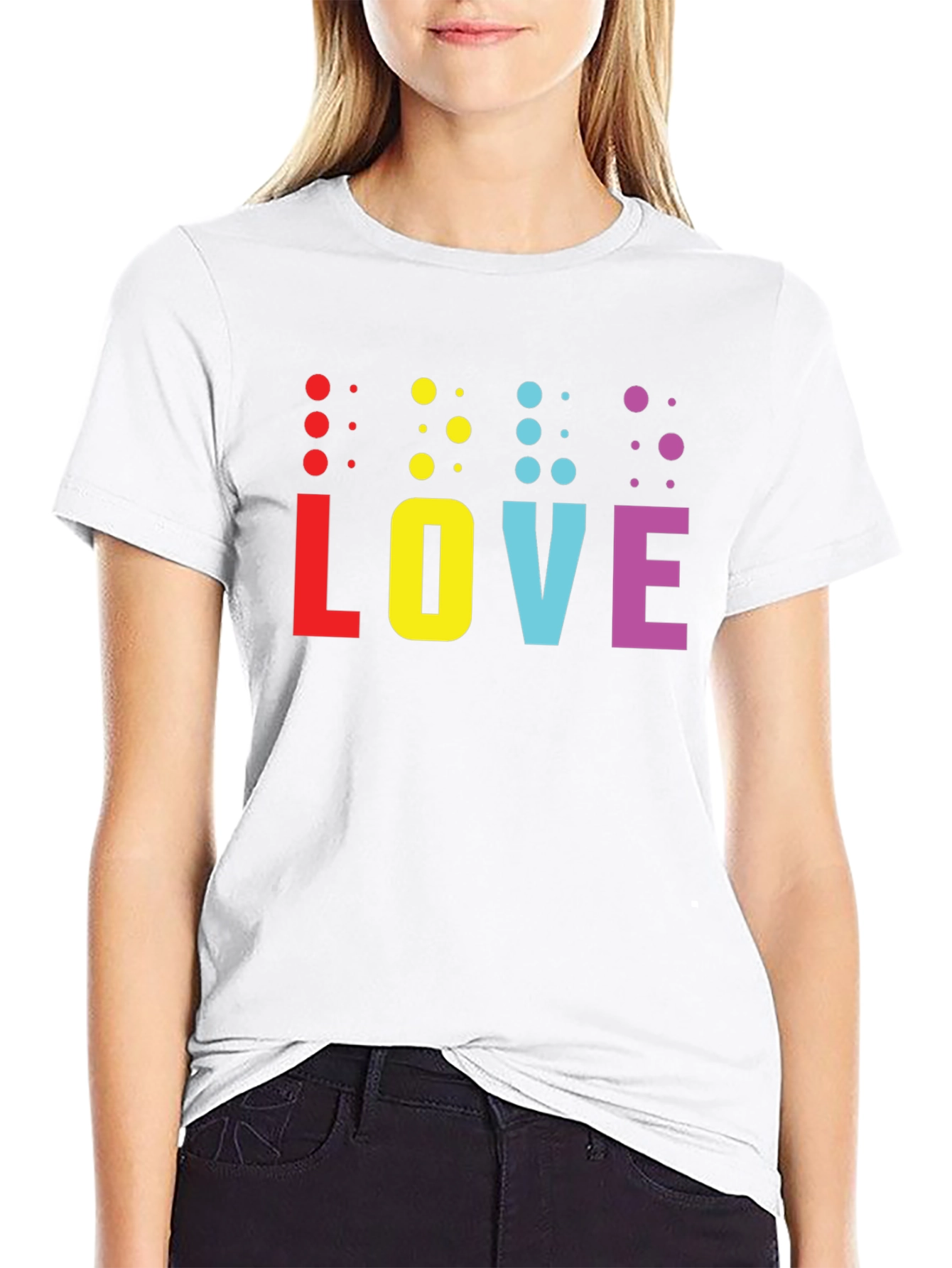 Braille Love T-Shirt
