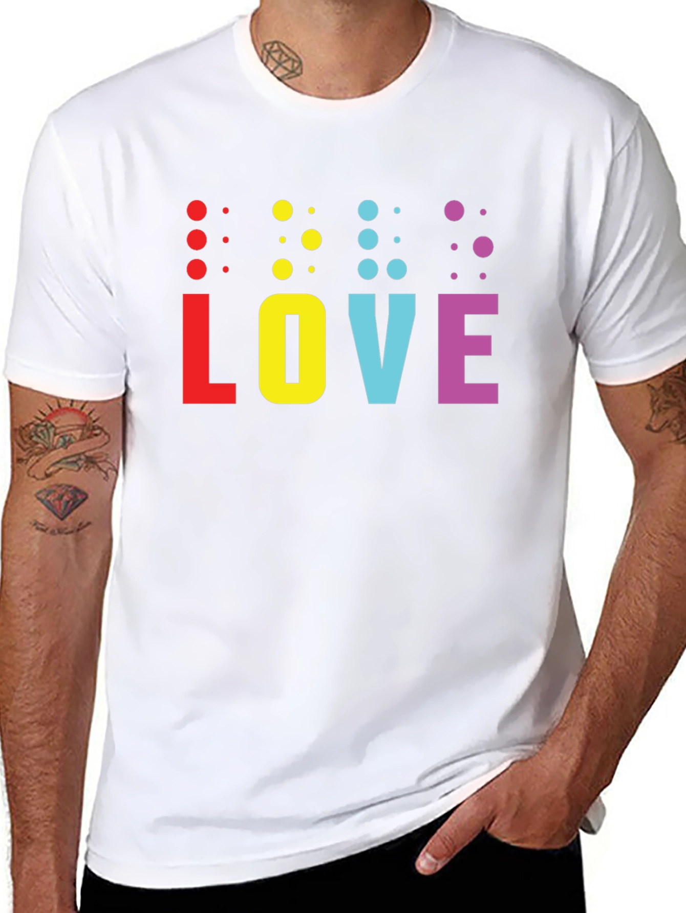 Braille Love T-Shirt