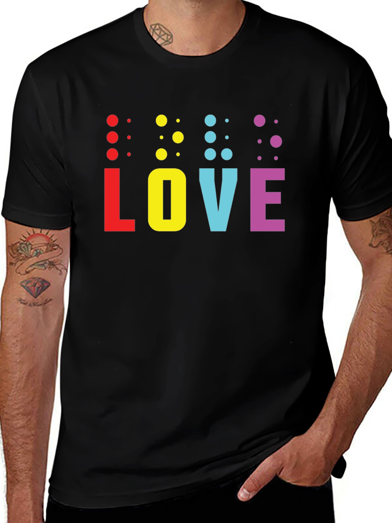 Braille Love T-Shirt