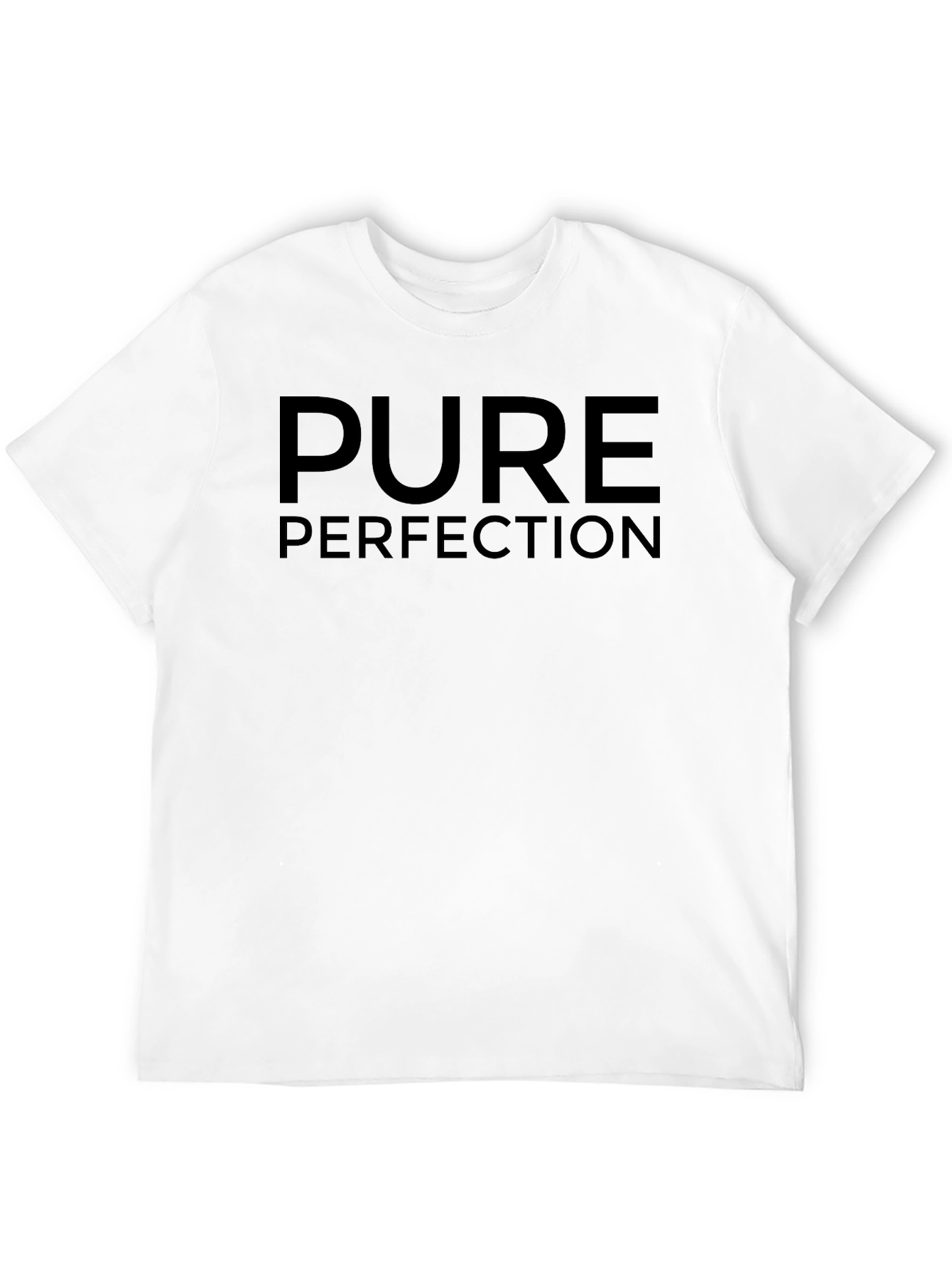 Pure Perfection Black Graphic Tee