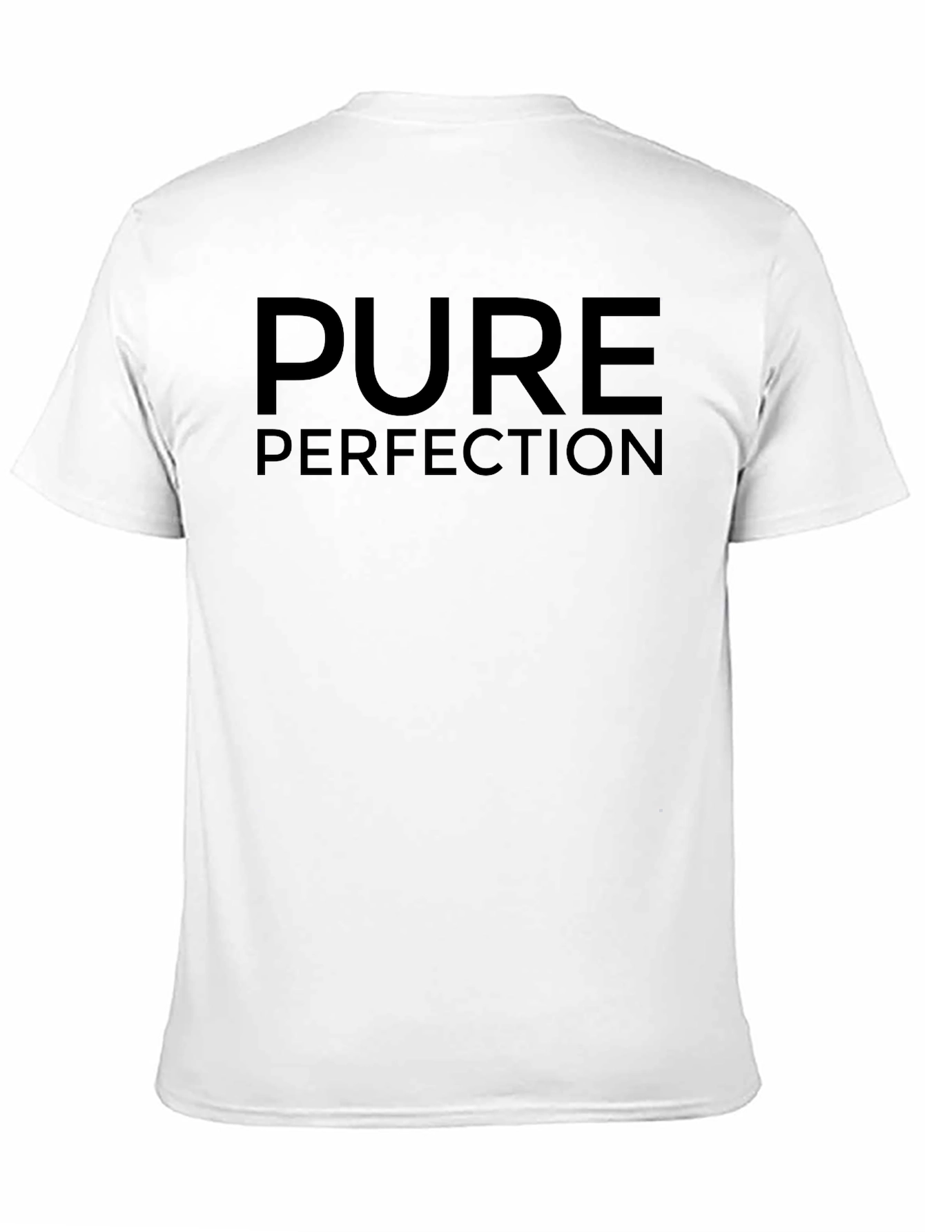 Pure Perfection Black Graphic Tee