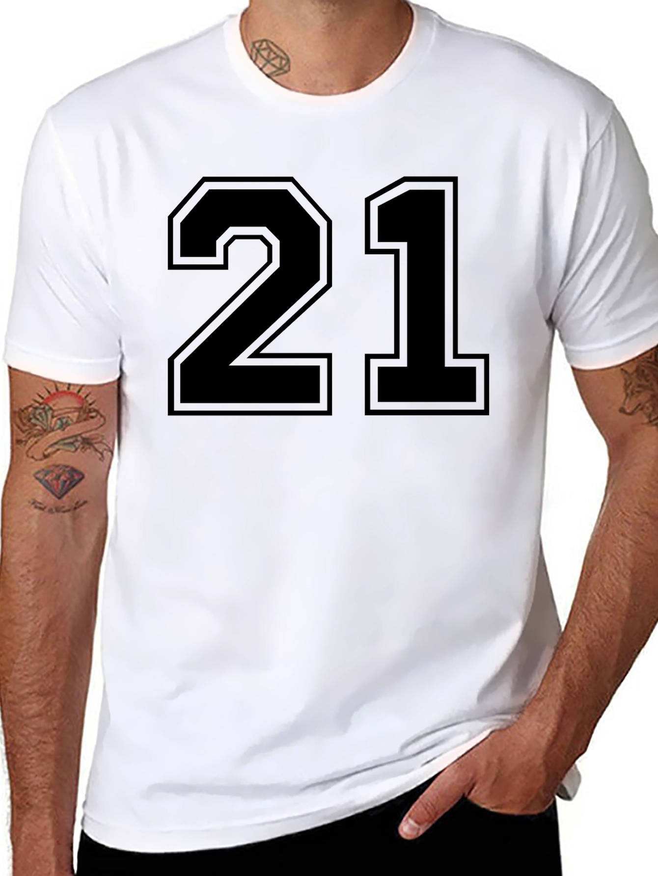 Bold 21 Graphic Tee - Classic Style